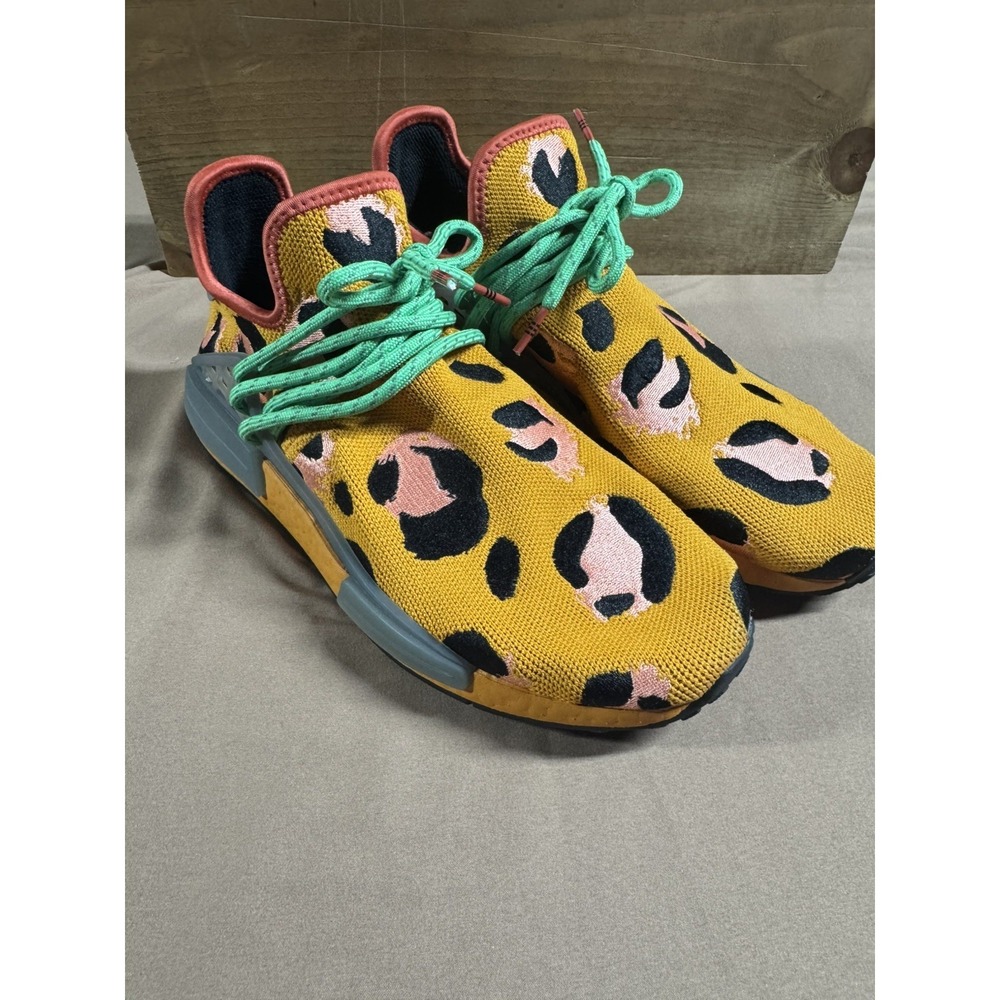 Adidas X Pharrell Williams Human Race NMD Animal Print Sneakers size 9